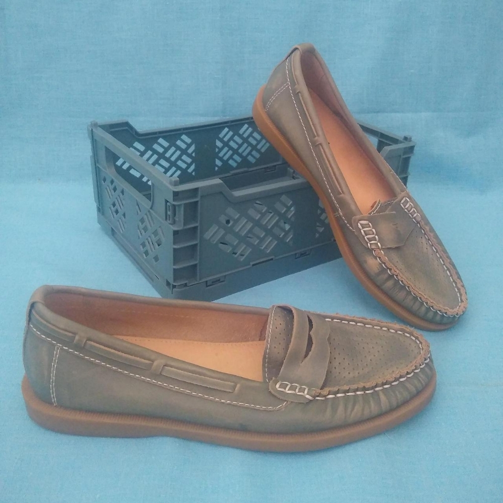 Bed Stü Blue Loafers